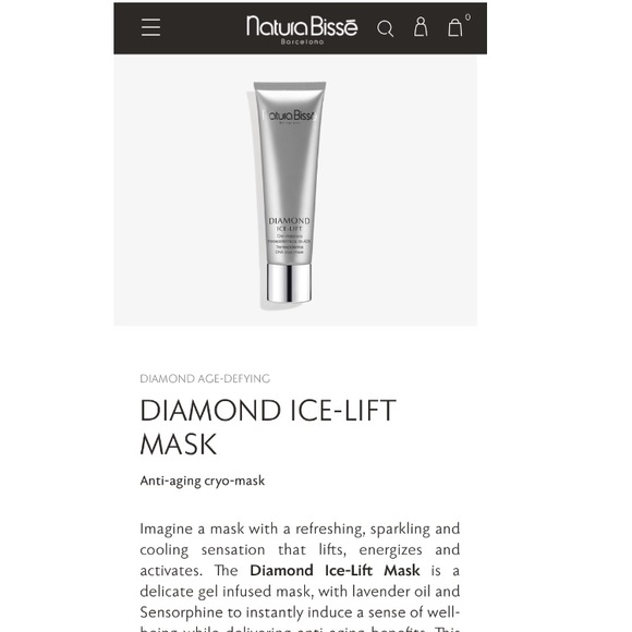 Natura Bisse Diamond Ice Lift Mask - Picture 1 of 3
